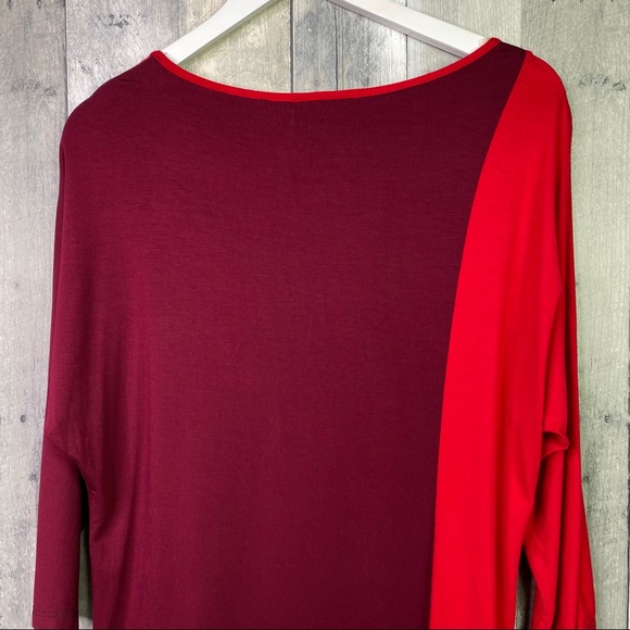 MICHAEL TYLER Colorblock Tunic Top Size Small - Picture 5 of 7